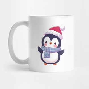 Adorable Christmas Penguin Mug